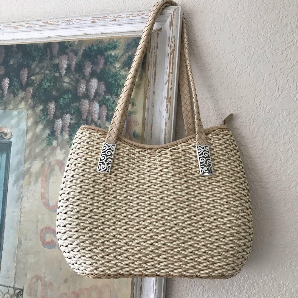 BRIGHTON Straw-style Shoulder Bag NWOT!